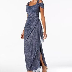 Alex Evenings sparkly gray gown